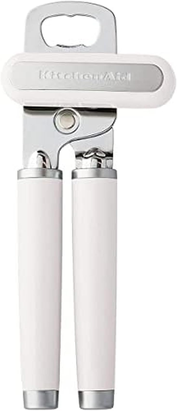 KitchenAid Classic Multifunction Can Opener and Bottle Opener Easy to Use, Razor Sharp Stainless Steel Cutting Wheel, Soft Ergonomic Handles, Mineral Water