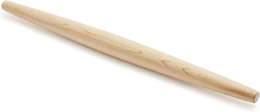 Fletchers Mill Rolling Pin French Style Dough Roller Handcrafted Hardwood 20 inch