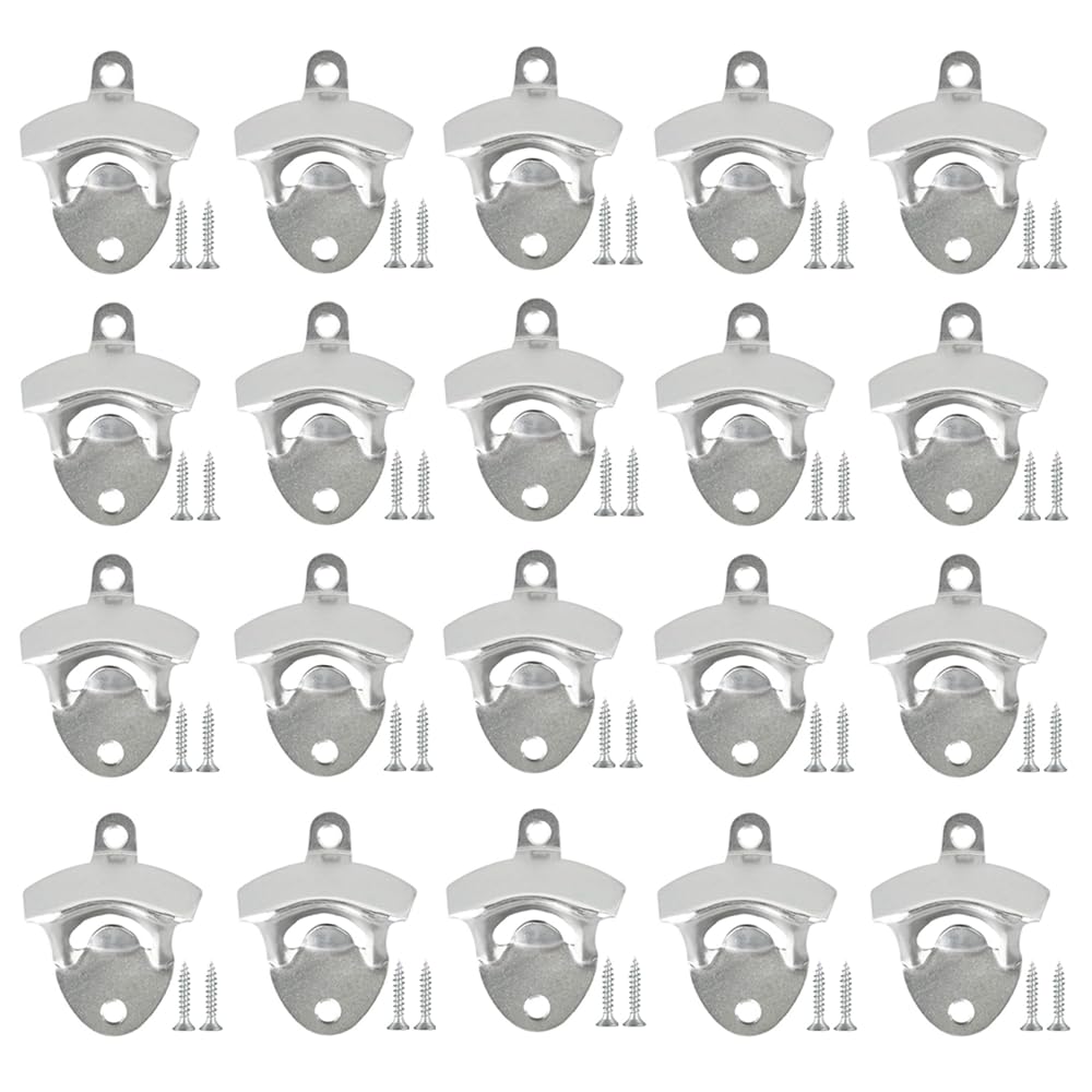 ANSLYQA 20 Pack Bottle Opener Wall Mounted (Bronze)