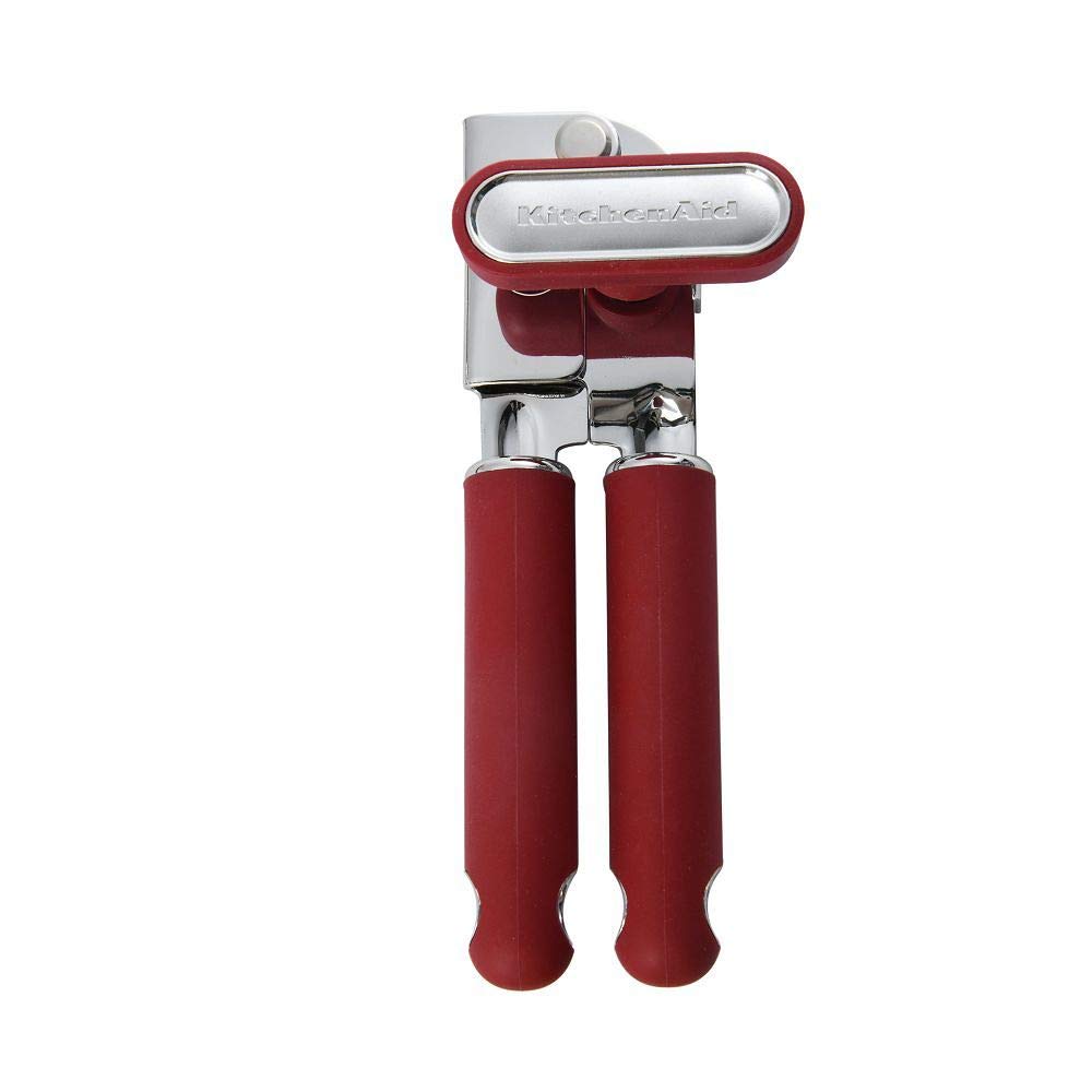 KitchenAid Classic Multifunction Can Opener and Bottle Opener Easy to Use, Razor Sharp Stainless Steel Cutting Wheel, Soft Ergonomic Handles, Mineral Water