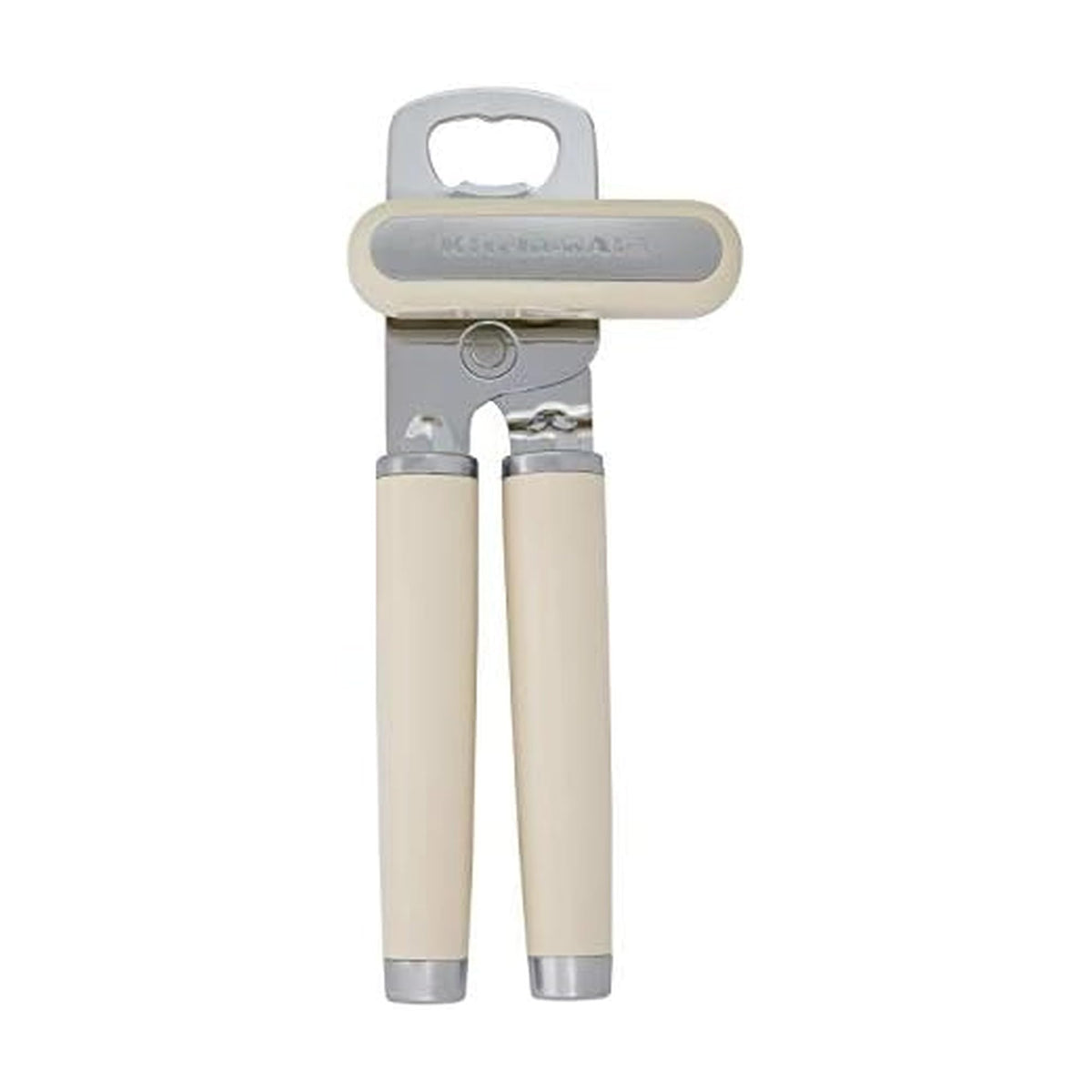 KitchenAid Classic Multifunction Can Opener and Bottle Opener Easy to Use, Razor Sharp Stainless Steel Cutting Wheel, Soft Ergonomic Handles, Mineral Water