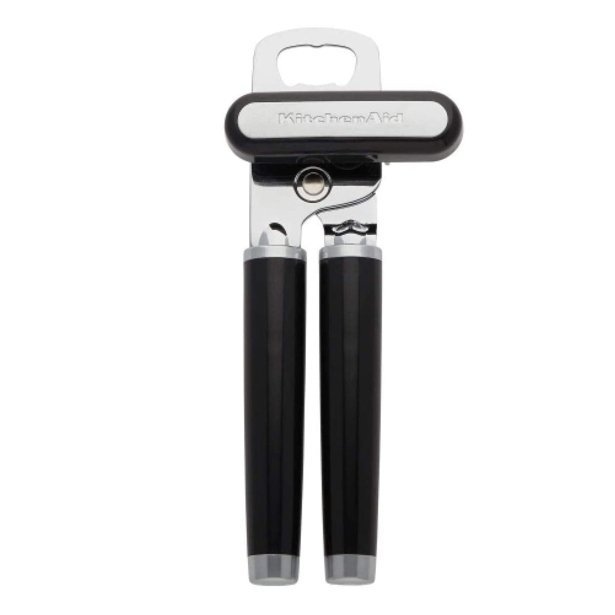 KitchenAid Classic Multifunction Can Opener and Bottle Opener Easy to Use, Razor Sharp Stainless Steel Cutting Wheel, Soft Ergonomic Handles, Mineral Water