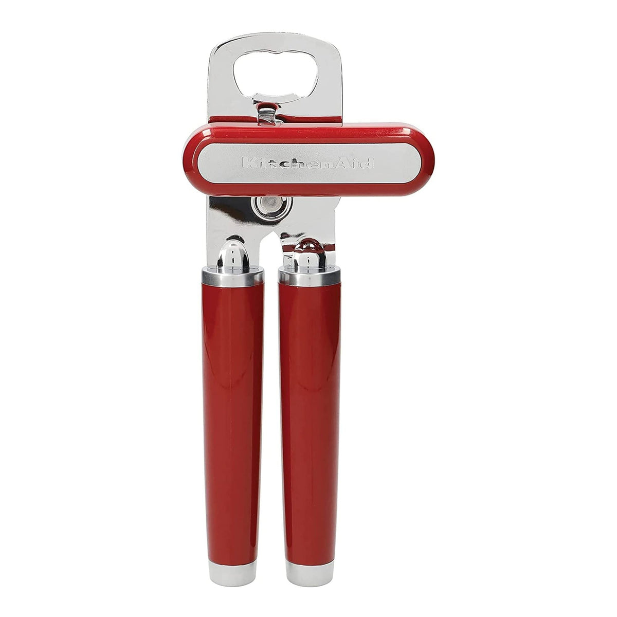 KitchenAid Classic Multifunction Can Opener and Bottle Opener Easy to Use, Razor Sharp Stainless Steel Cutting Wheel, Soft Ergonomic Handles, Mineral Water