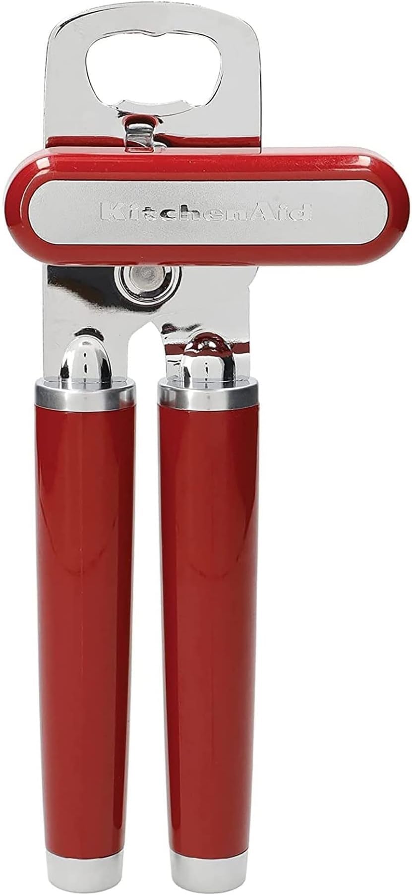 KitchenAid Classic Multifunction Can Opener and Bottle Opener Easy to Use, Razor Sharp Stainless Steel Cutting Wheel, Soft Ergonomic Handles, Mineral Water