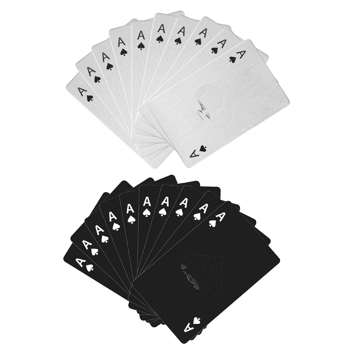 10Pcs Ace of Spades Bottle Openers,Poker Card Bottle Openers,party favors