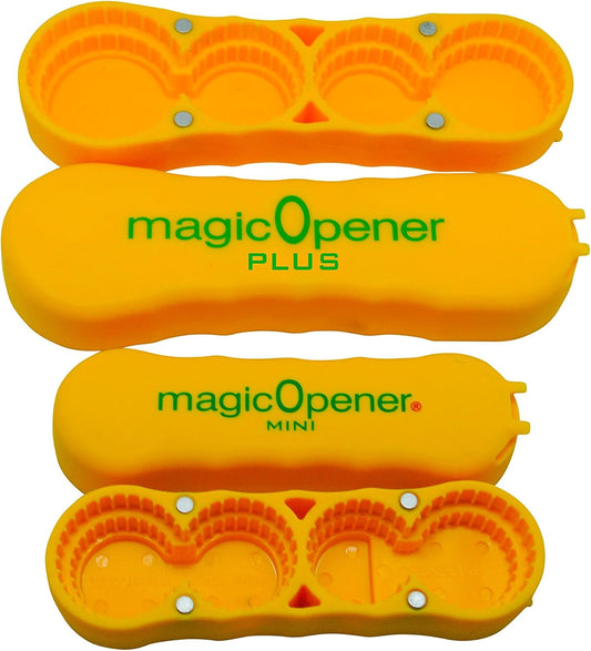 Bottle Opener Combo – Water Bottle Opener, Soda & Plastic Caps, 16 Sizes