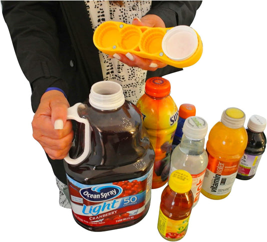 Bottle Opener Combo – Water Bottle Opener, Soda & Plastic Caps, 16 Sizes